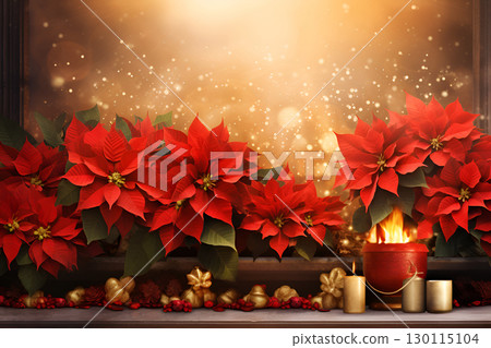 background with red roses and candles 130115104