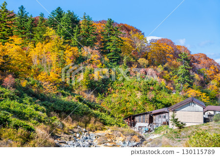 秋田紅葉 後生掛溫泉 130115789