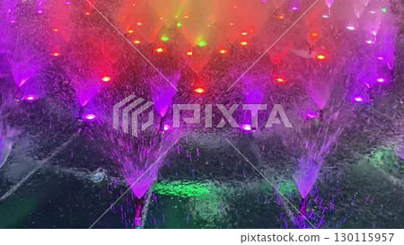 Experience the Colorful Water Fountain Show that features Vibrant and Engaging Lights Experience the Colorful Water Fountain Show that features Vibrant and Engaging Lights 130115957