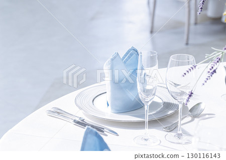 Image of dining spoons and caratries lined up on the table Image of dining spoons and caratries lined up on the table 130116143