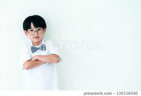 Portrait of a thinking boy 130116500