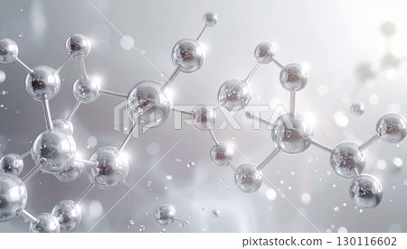 A dynamic 3D rendering of a stylized blue DNA molecule, illustrating the complex structure of chemical atoms in medicine and pharmaceutical research A dynamic 3D rendering of a stylized blue DNA molecule, illustrating the complex structure of chemical atoms in medicine and pharmaceutical research 130116602