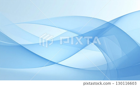 Abstract blue wave design with soft flowing lines and light creates a futuristic and colorful backdrop Abstract blue wave design with soft flowing lines and light creates a futuristic and colorful backdrop 130116603