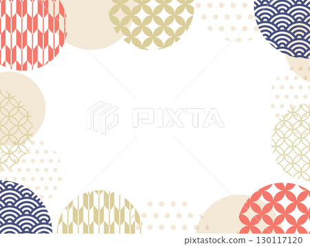 日本圖案圓點框架 日本圖案圓點框架 130117120