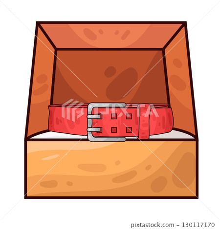 illustration of belt in box 130117170