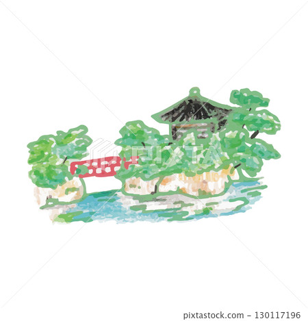 東北地區松島（宮城縣）的可愛插圖 130117196