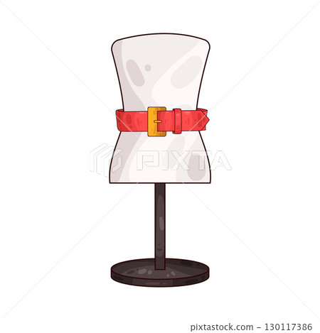 illustration of belt on mannequin illustration of belt on mannequin 130117386