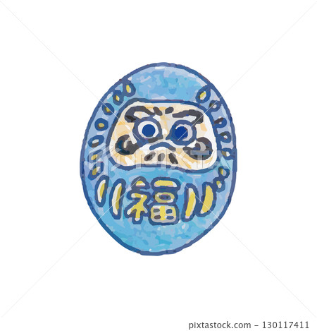 東北藍色達摩（宮城縣）的可愛插圖 130117411