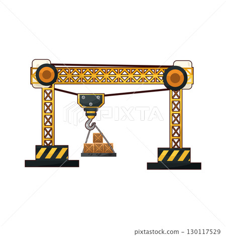 illustration of crane illustration of crane 130117529