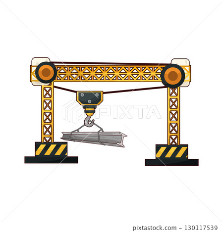 illustration of crane illustration of crane 130117539
