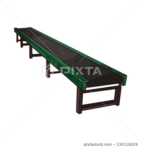 illustration of conveyor belt 130118029