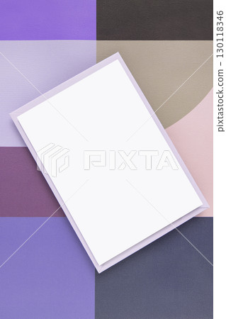 Colorful color combinations and card mock-up Colorful color combinations and card mock-up 130118346