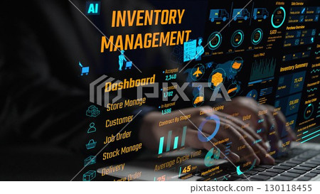 Inventory Management Dashboard with KPI and Supply Chain Overview Thunk Inventory Management Dashboard with KPI and Supply Chain Overview Thunk 130118455