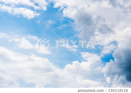 夏日的天空 午後的天空與雲 03 夏日的天空 午後的天空與雲 03 130118516