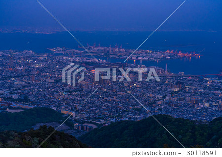 Hyogo Prefecture: One of Japan's three greatest night views: the night view of Kobe Kikuseidai 130118591