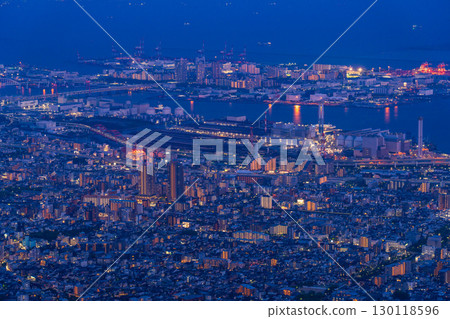 Hyogo Prefecture: One of Japan's three greatest night views: the night view of Kobe Kikuseidai Hyogo Prefecture: One of Japan's three greatest night views: the night view of Kobe Kikuseidai 130118596