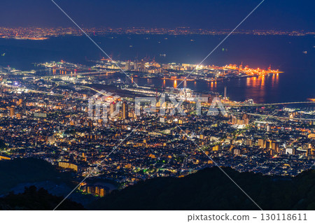 兵庫縣：日本三大夜景之一：神戶掬星台夜景 130118611