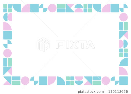Geometric design frame Geometric design frame 130118656