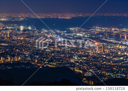兵庫縣：日本三大夜景之一：神戶掬星台夜景 130118728