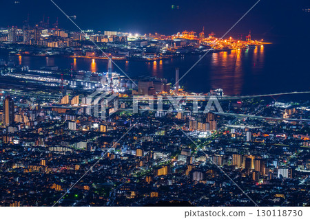 Hyogo Prefecture: One of Japan's three greatest night views: the night view of Kobe Kikuseidai 130118730
