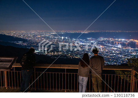 兵庫縣:日本三大夜景之一:神戶掬星台夜景 兵庫縣:日本三大夜景之一:神戶掬星台夜景 130118736