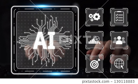 AI Brain Processing Data with Generative Artificial Intelligence Concept Muxer AI Brain Processing Data with Generative Artificial Intelligence Concept Muxer 130118883