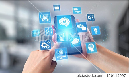 AI Brain Processing Data with Generative Artificial Intelligence Concept Spire AI Brain Processing Data with Generative Artificial Intelligence Concept Spire 130119097