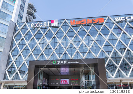 JR水戶站（南口）晴天，茨城縣水戶市 130119218