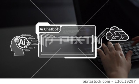 AI Artificial Intelligence Virtual Assistant for Smart Business Muxer 130119297
