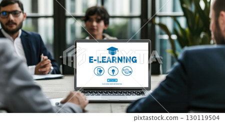 E-learning website with brisk sofware for student to study on the internet 130119504