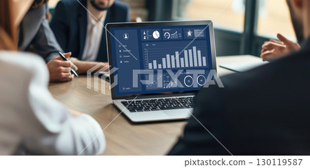 Business data dashboard provide brisk business intelligence analytic Business data dashboard provide brisk business intelligence analytic 130119587