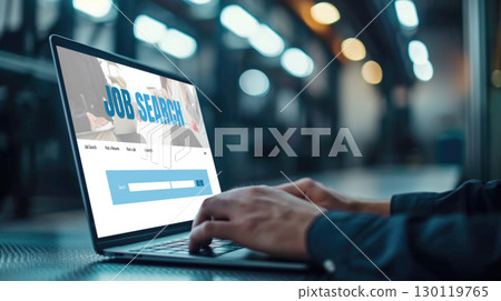 Online job search on brisk website for worker to search for job opportunities 130119765