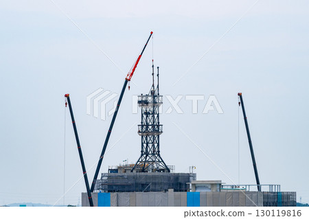 鋼塔組裝及興建中建築物f-1 鋼塔組裝及興建中建築物f-1 130119816