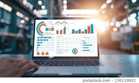 Business data dashboard provide business intelligence analytic brisk 130119922