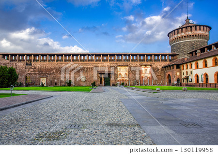 Sforzesco castle 130119958