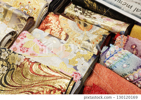 Image of kimono sashes and obijime obiage kimono shops and kimono rentals 130120169