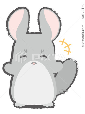 Happy chinchilla illustration Happy chinchilla illustration 130120180