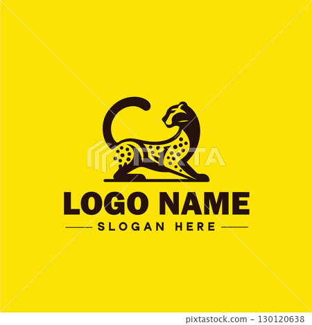 Cheetah animal logo and icon clean flat modern minimalist business and luxury brand logo design editable vector Cheetah animal logo and icon clean flat modern minimalist business and luxury brand logo design editable vector 130120638