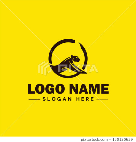 Cheetah animal logo and icon clean flat modern minimalist business and luxury brand logo design editable vector Cheetah animal logo and icon clean flat modern minimalist business and luxury brand logo design editable vector 130120639