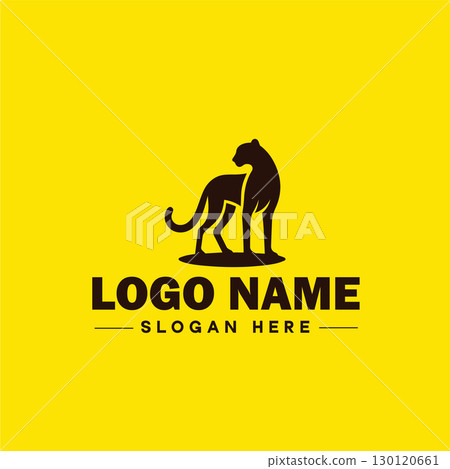 Cheetah animal logo and icon clean flat modern minimalist business and luxury brand logo design editable vector Cheetah animal logo and icon clean flat modern minimalist business and luxury brand logo design editable vector 130120661