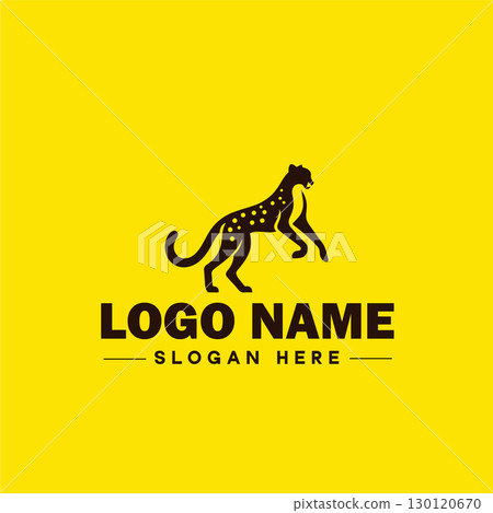 Cheetah animal logo and icon clean flat modern minimalist business and luxury brand logo design editable vector Cheetah animal logo and icon clean flat modern minimalist business and luxury brand logo design editable vector 130120670