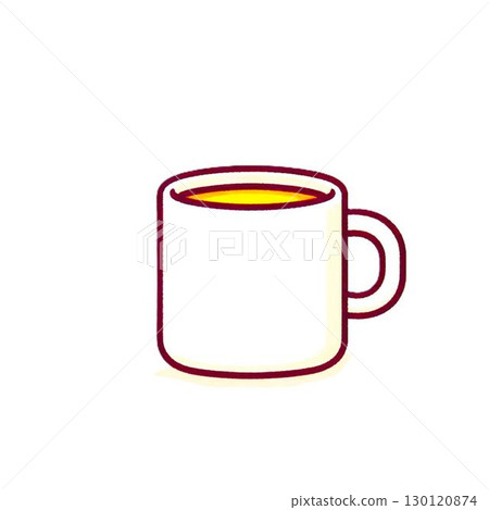 Illustration of a simple mug 130120874