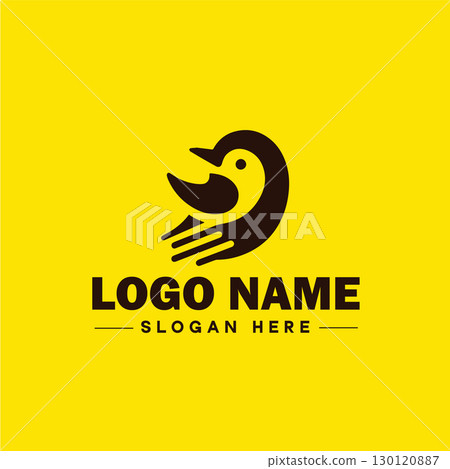 penguin logo and icon clean flat modern minimalist business and luxury brand logo design editable vector 130120887