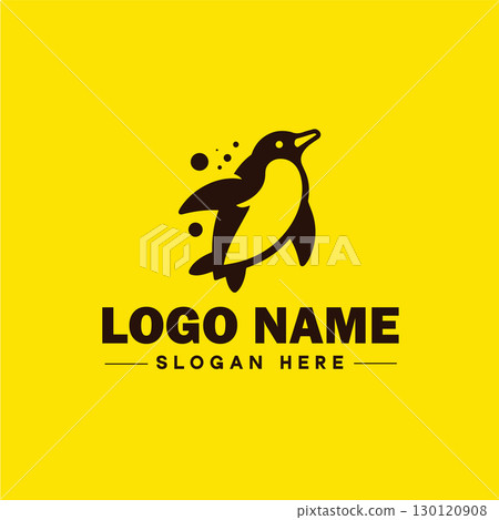 penguin logo and icon clean flat modern minimalist business and luxury brand logo design editable vector penguin logo and icon clean flat modern minimalist business and luxury brand logo design editable vector 130120908
