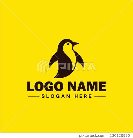 penguin logo and icon clean flat modern minimalist business and luxury brand logo design editable vector penguin logo and icon clean flat modern minimalist business and luxury brand logo design editable vector 130120950