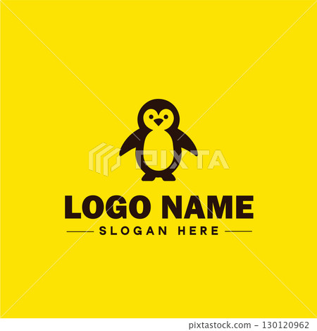 penguin logo and icon clean flat modern minimalist business and luxury brand logo design editable vector penguin logo and icon clean flat modern minimalist business and luxury brand logo design editable vector 130120962