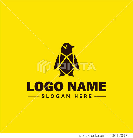 penguin logo and icon clean flat modern minimalist business and luxury brand logo design editable vector penguin logo and icon clean flat modern minimalist business and luxury brand logo design editable vector 130120973