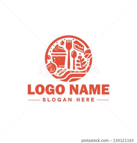 restaurant, bar, coffee shop, bbq, bakery, cafe, food logo and icon symbol clean flat modern minimalist business logo design editable vector restaurant, bar, coffee shop, bbq, bakery, cafe, food logo and icon symbol clean flat modern minimalist business logo design editable vector 130121183
