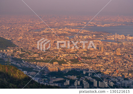 Hyogo Prefecture: One of Japan's three greatest night views: the evening view from Kobe Kikuseidai 130121615