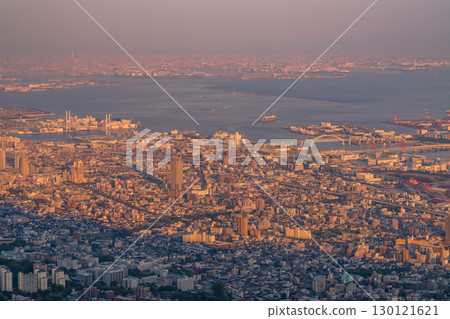 Hyogo Prefecture: One of Japan's three greatest night views: the evening view from Kobe Kikuseidai 130121621